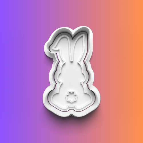 Easter Theme Cookie Cutters Set + Stamps for Baking, Crafts, Dough 0806