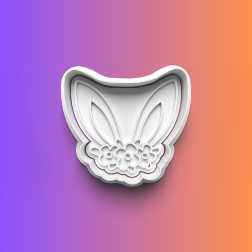 Easter Theme Cookie Cutters Set + Stamps for Baking, Crafts, Dough 0806