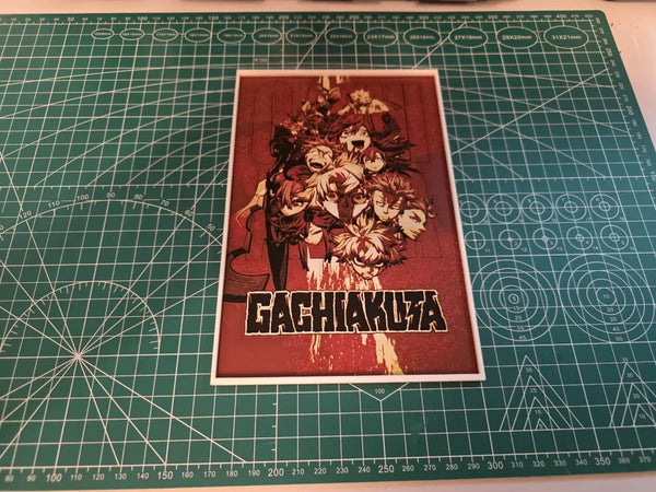 Gachiakuta Anime Poster - 3D Printed Fan Artwork Size:  5.25 x 7.85 inches
