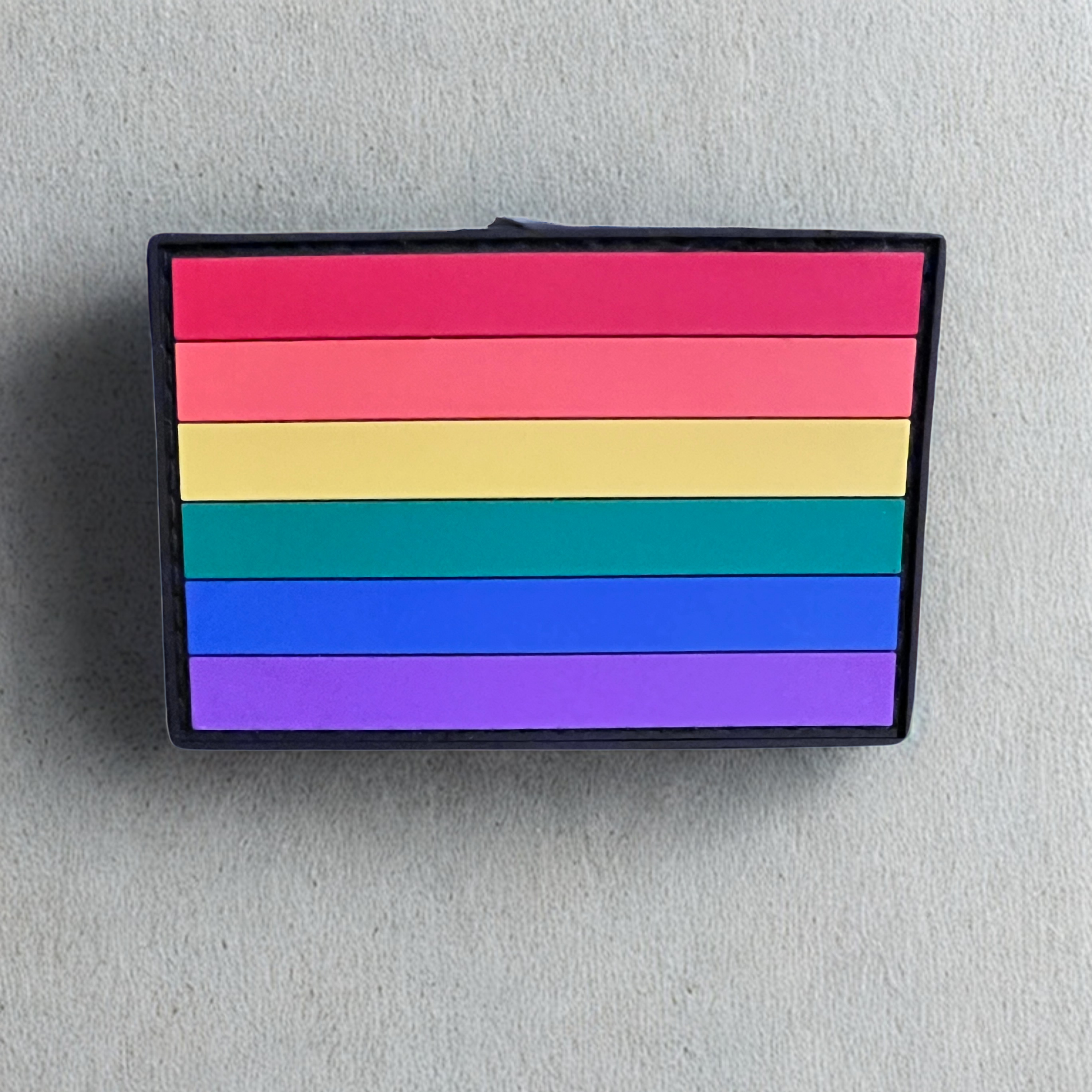 Rainbow PVC Hook & Loop Patch 3