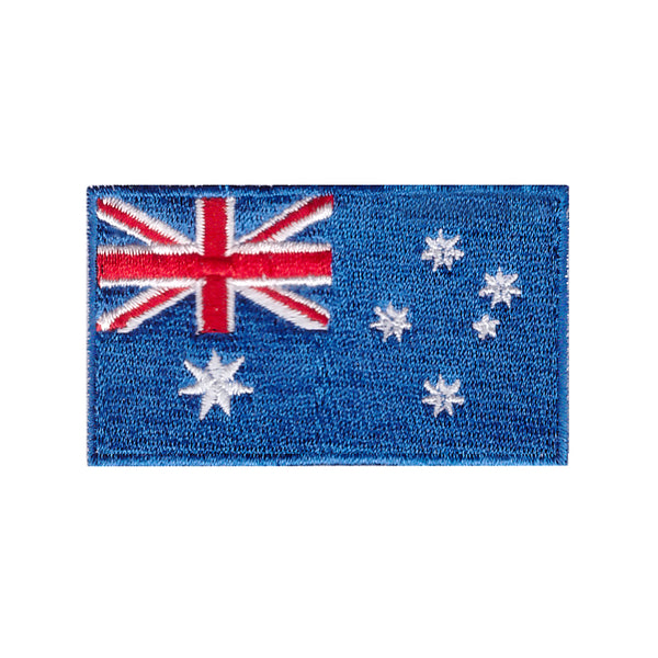 Australia Flag Iron On Patch 2-1/2" x 1-1/2" (6.3 x 3.8 cm)