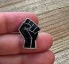 Black Fist Lapel Pin 1" x 3/4"