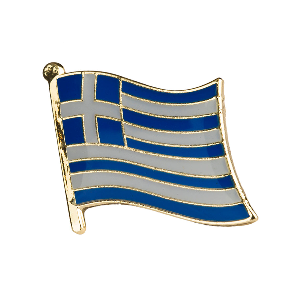 Greece Flag Lapel Pin - 5/8