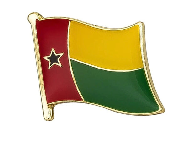 Guinea-Bissau Flag Lapel Pin - 3/4" x 5/8"