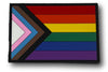 Progress Pride PVC Hook & Loop Patch 3" x 2"