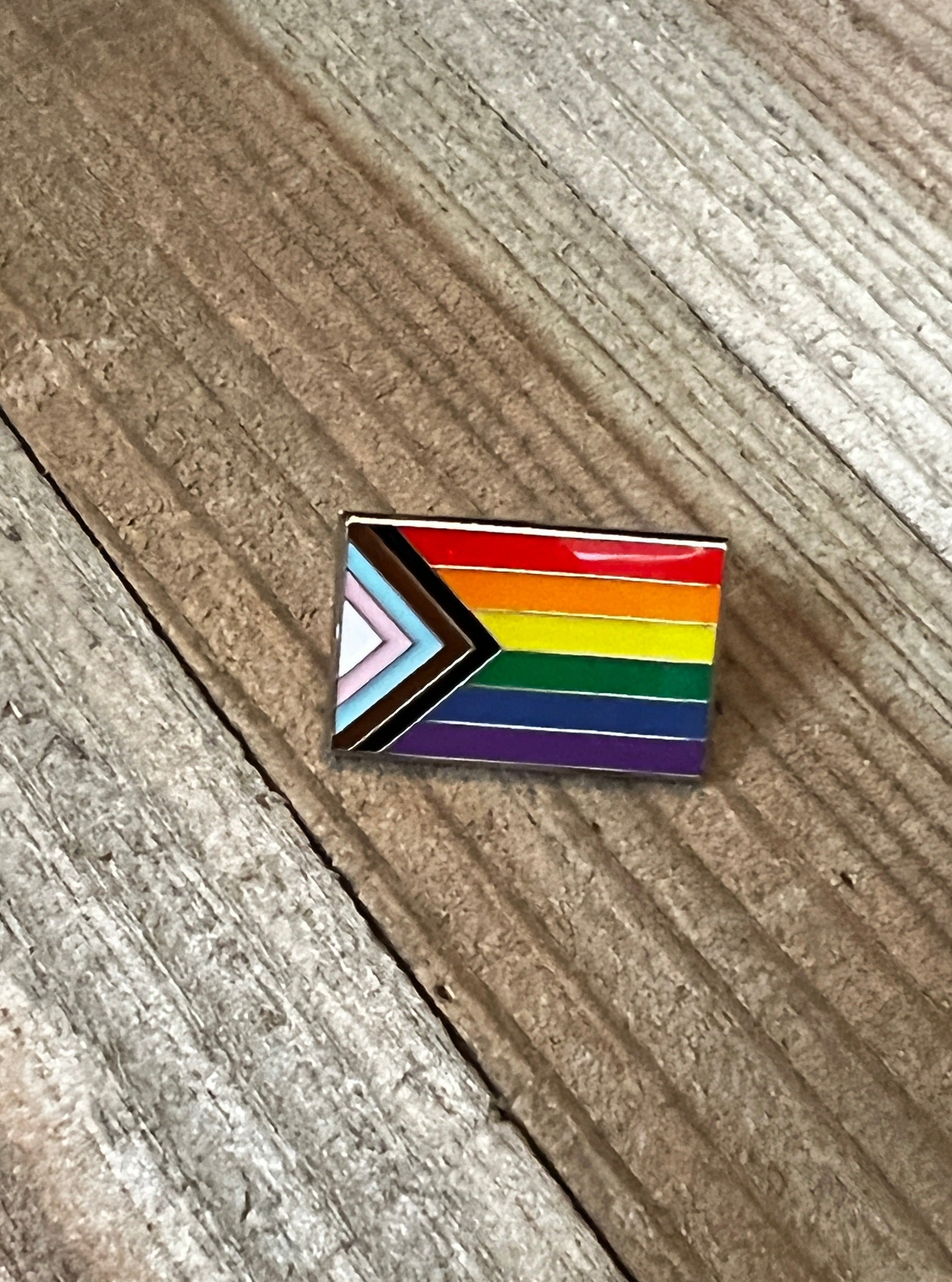 50 Pins - Progress Pride Flag Magnetic Pin 1