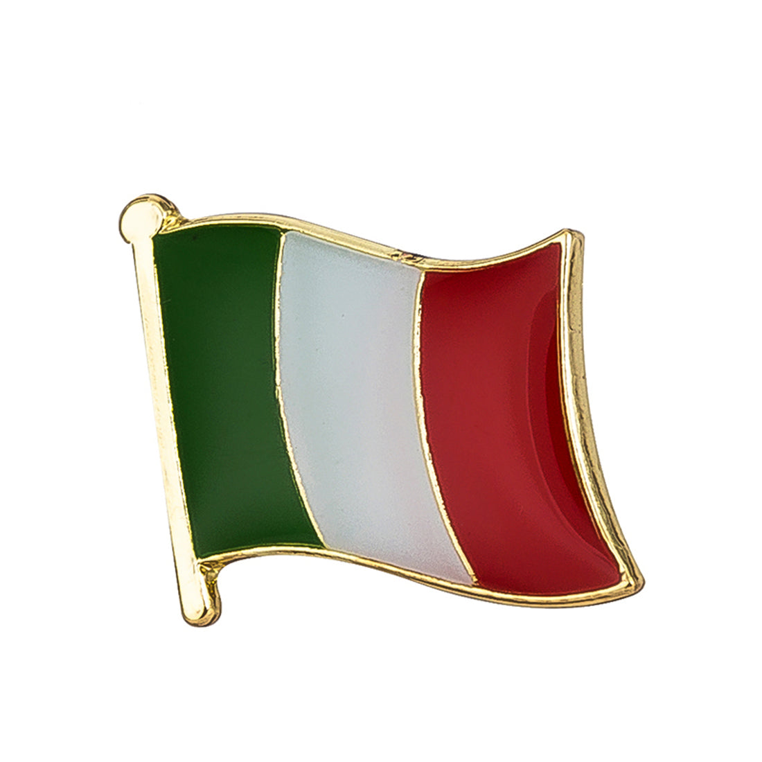 Italy Flag Lapel Pin 3/4" x 5/8"