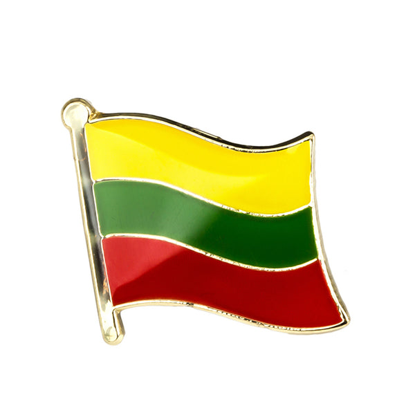 Lithuania Flag Lapel Pin 5/8" x 5/8"
