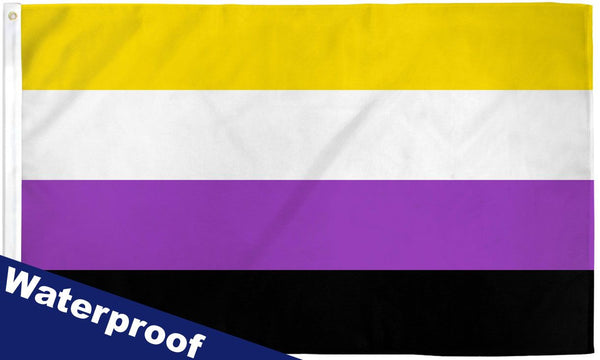 Non-Binary 2' x 3' Waterproof Poly Flag