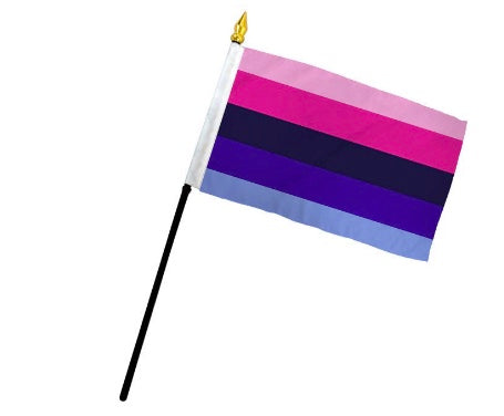 Omnisexual 4" x 6" Single Hand Flag