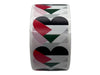 Palestine Flag Heart Stickers * 500 Per Roll (1" x 1") - Donation to Charity