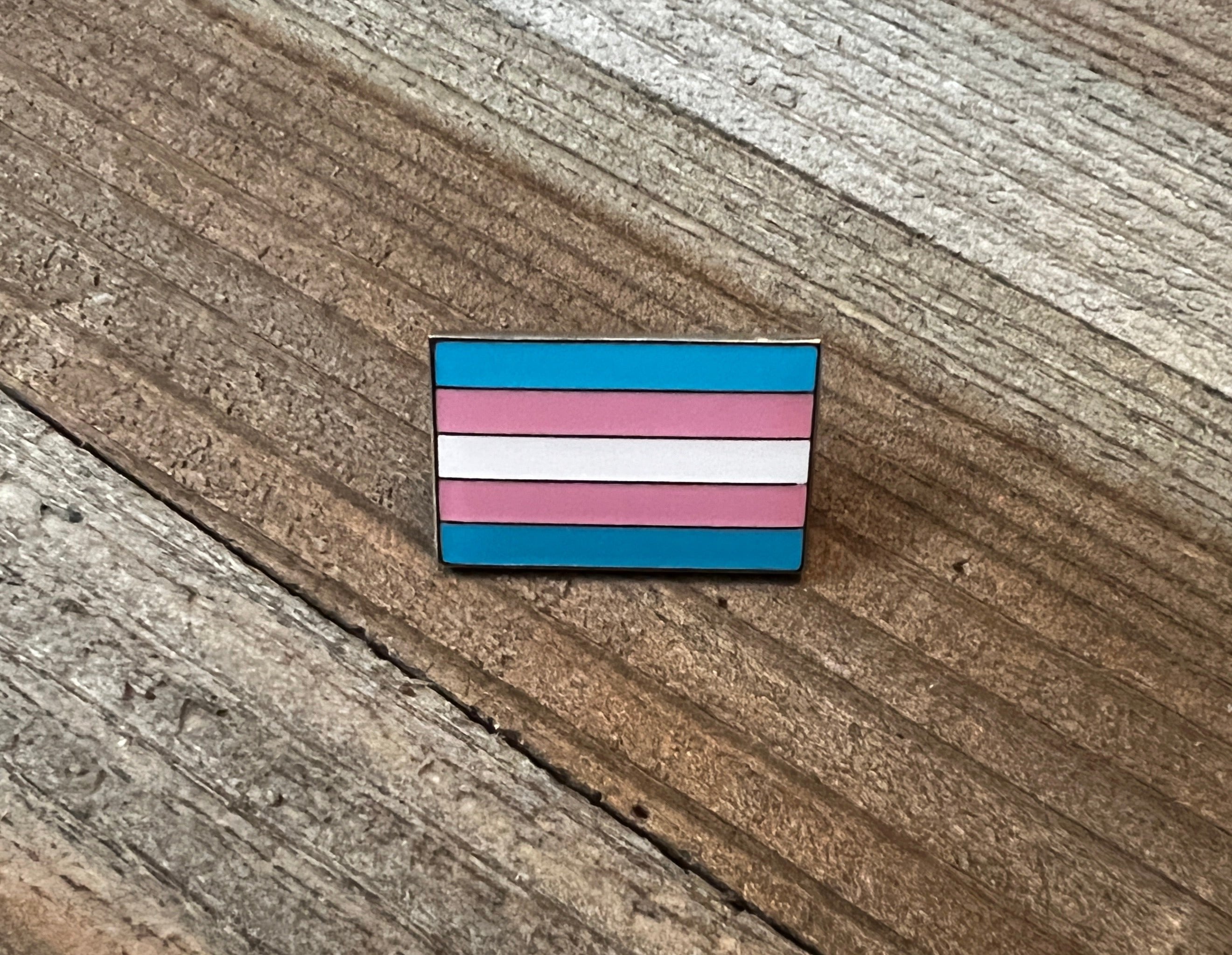 Transgender Flag Lapel Pin 1