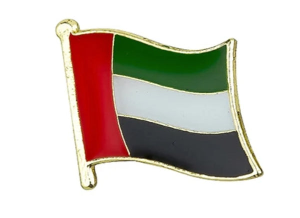 United Arab Emirates Flag Lapel Pin 5/8" x 5/8"