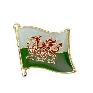 Wales Flag Lapel Pin 3/4" x 5/8"