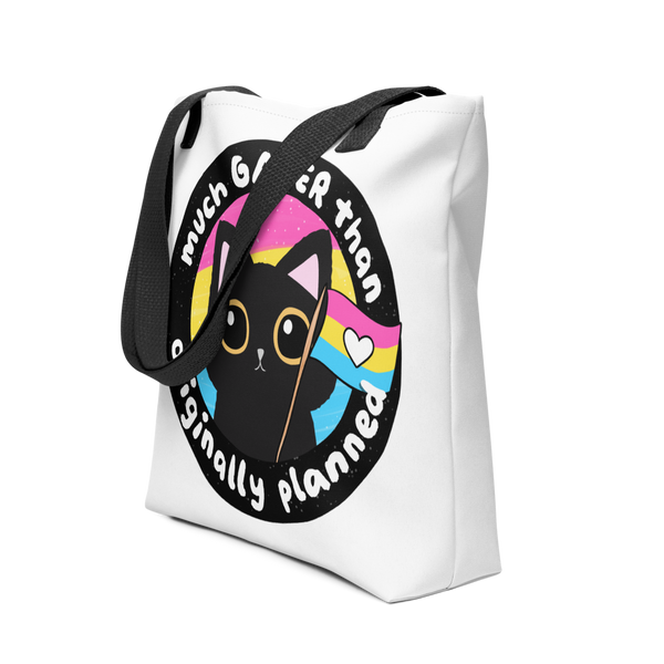 Gayer Cat Pan Tote bag