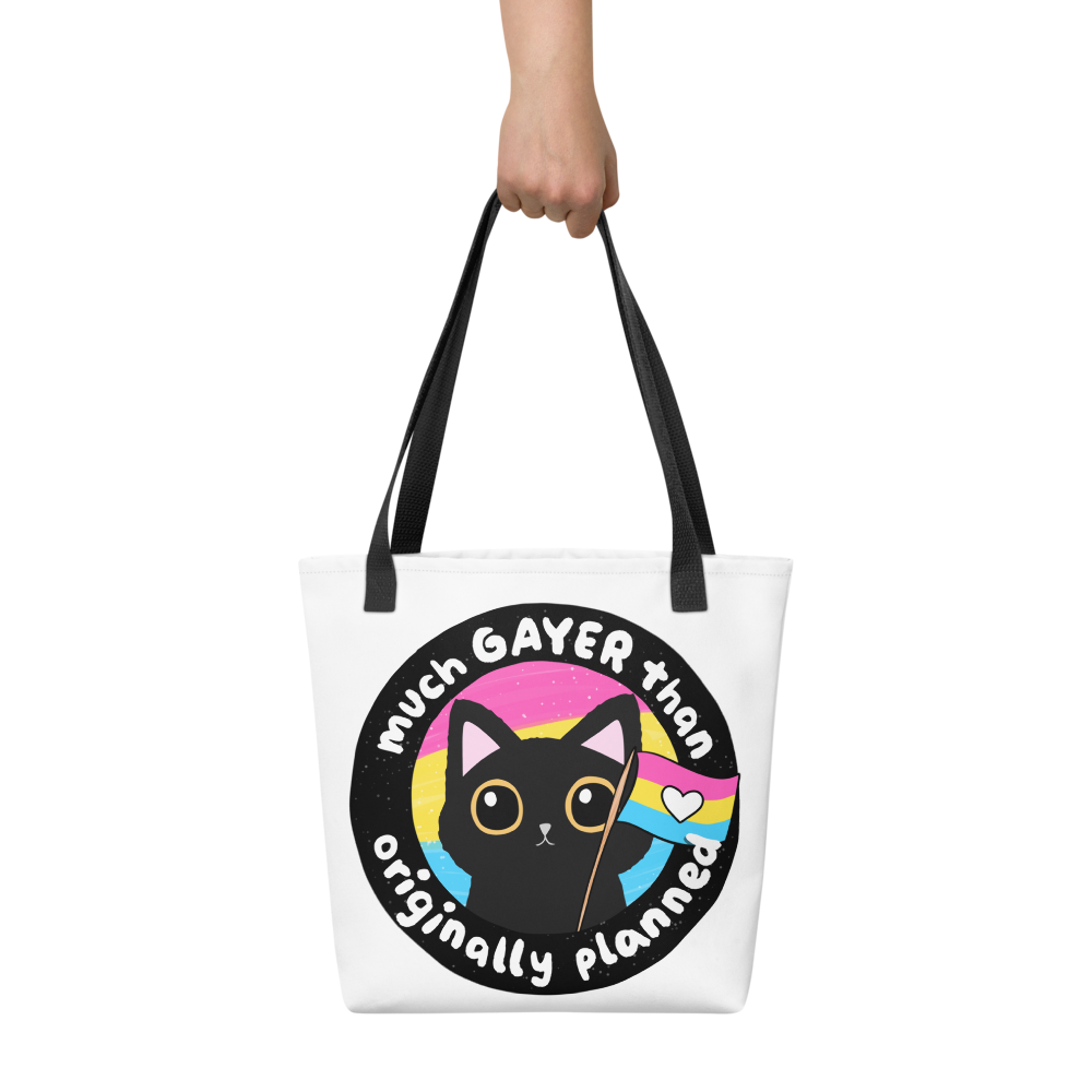 Gayer Cat Pan Tote bag