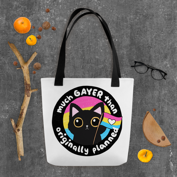 Gayer Cat Pan Tote bag