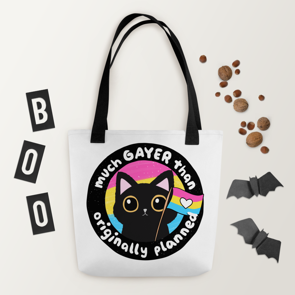 Gayer Cat Pan Tote bag