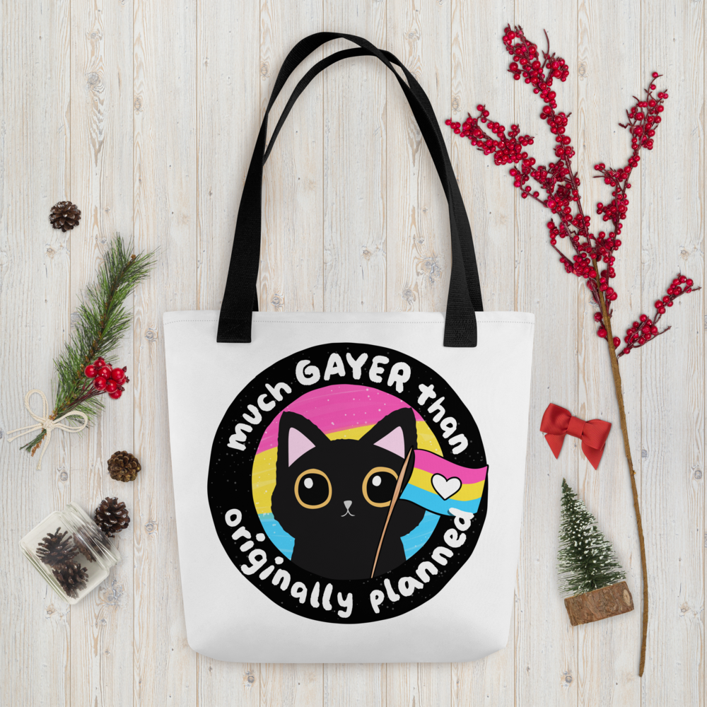 Gayer Cat Pan Tote bag