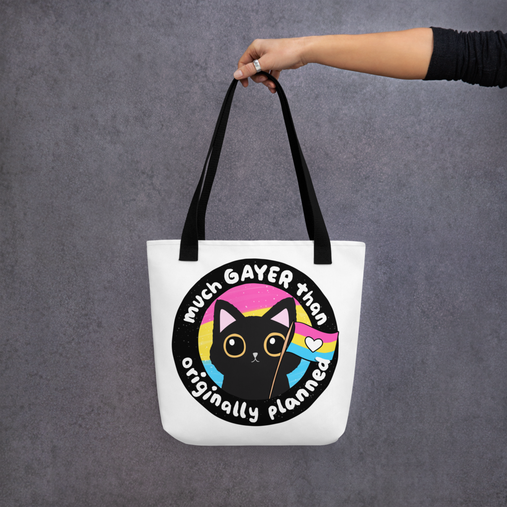 Gayer Cat Pan Tote bag