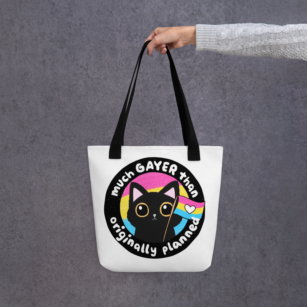 Gayer Cat Pan Tote bag