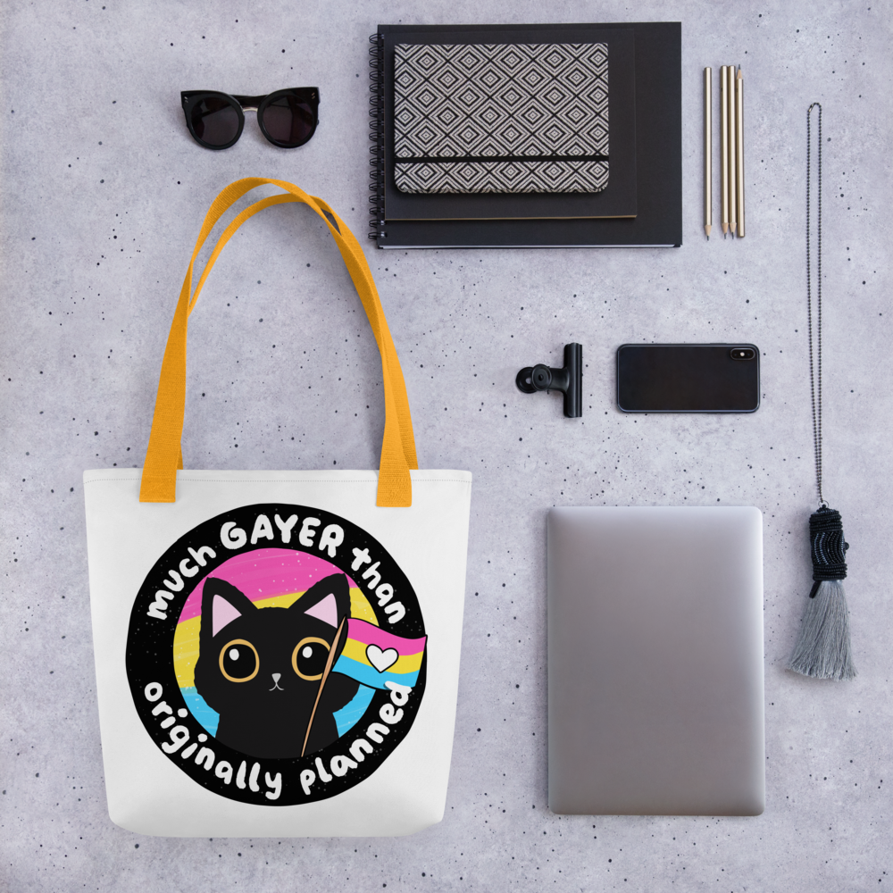 Gayer Cat Pan Tote bag