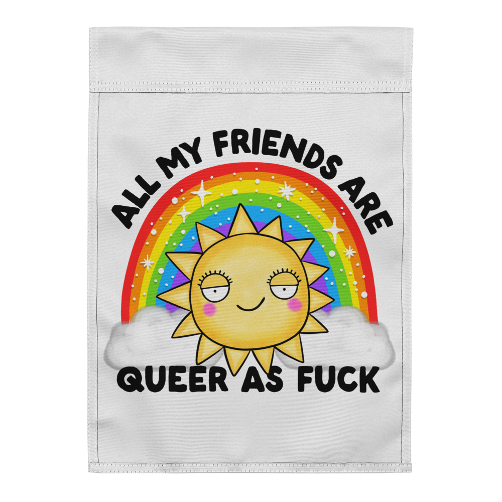 Queer AF Garden flag