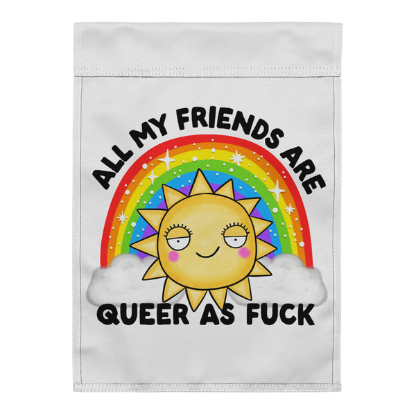 Queer AF Garden flag