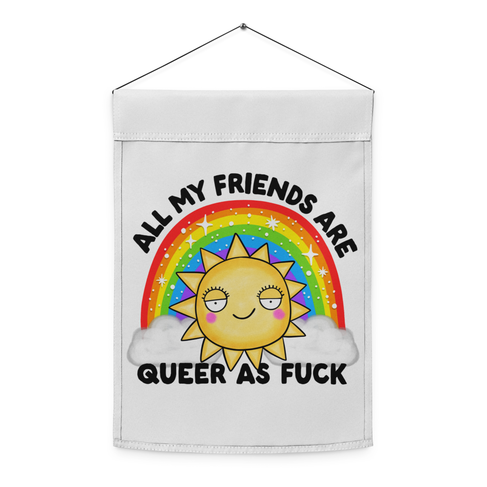 Queer AF Garden flag