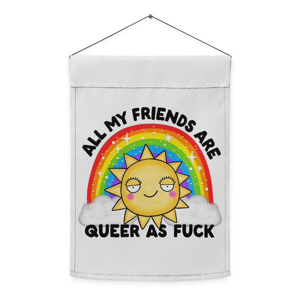 Queer AF Garden flag