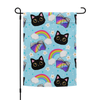 Rainbow Book and the Black Cat Garden flag