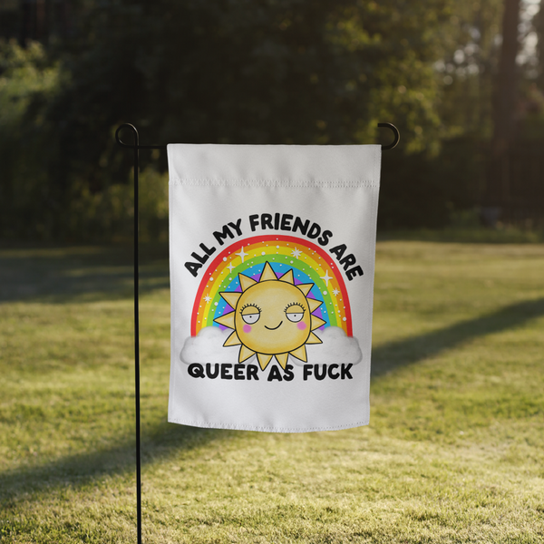 Queer AF Garden flag