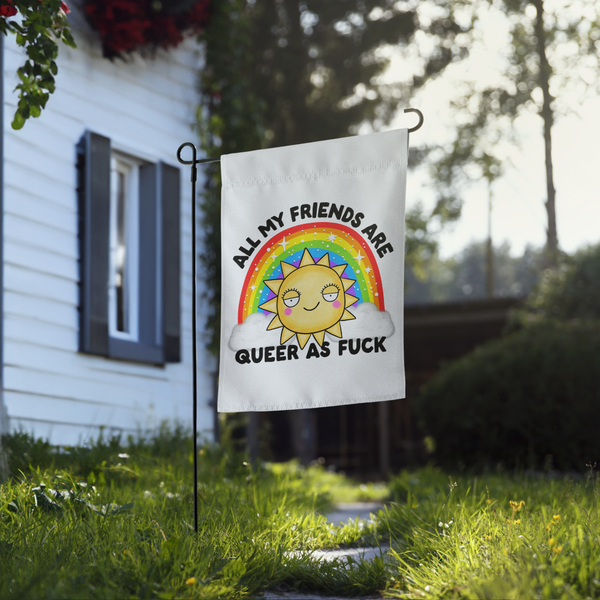 Queer AF Garden flag