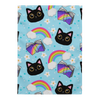 Rainbow Book and the Black Cat Garden flag