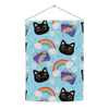 Rainbow Book and the Black Cat Garden flag