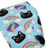 Rainbow Book and the Black Cat Garden flag