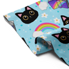 Rainbow Book and the Black Cat Garden flag