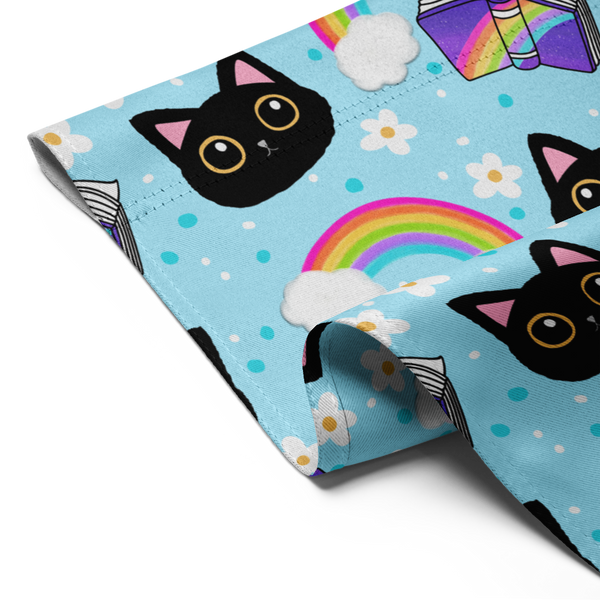 Rainbow Book and the Black Cat Garden flag