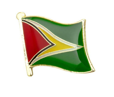 Guyana Flag Lapel Pin - 3/4" x 5/8"