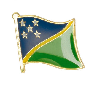 Solomon Islands Flag Lapel Pin 3/4" x 5/8"