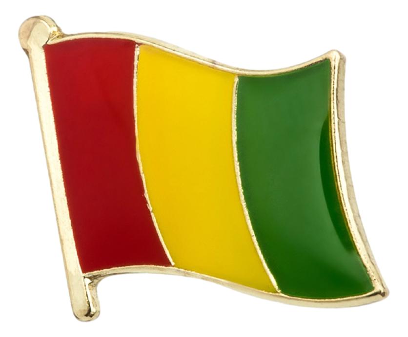 Guinea Flag Lapel Pin - 5/8