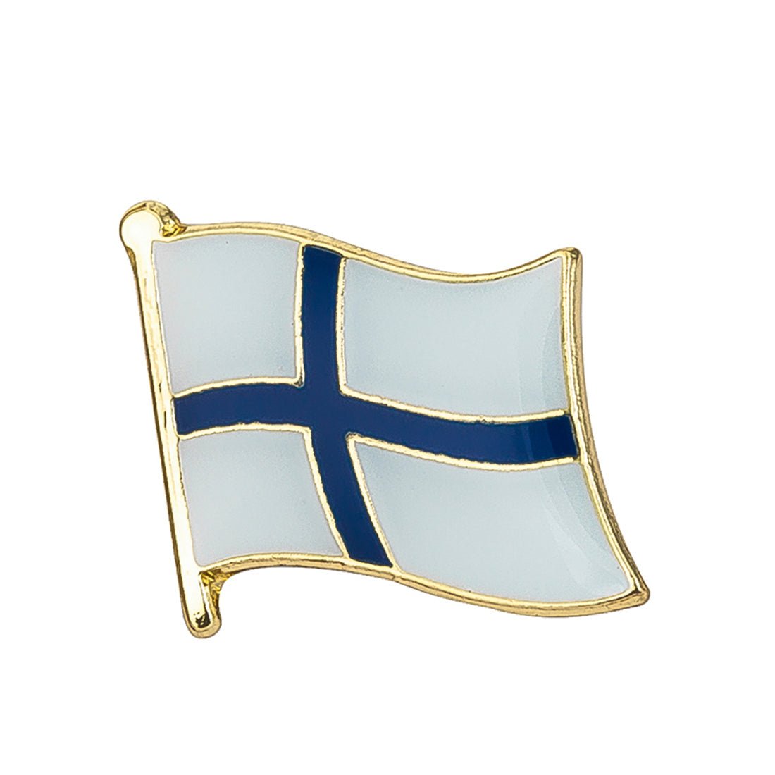 Finland Flag Lapel Pin - 3/4" x 5/8"