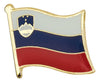 Slovenia Flag Lapel Pin 5/8" x 5/8"