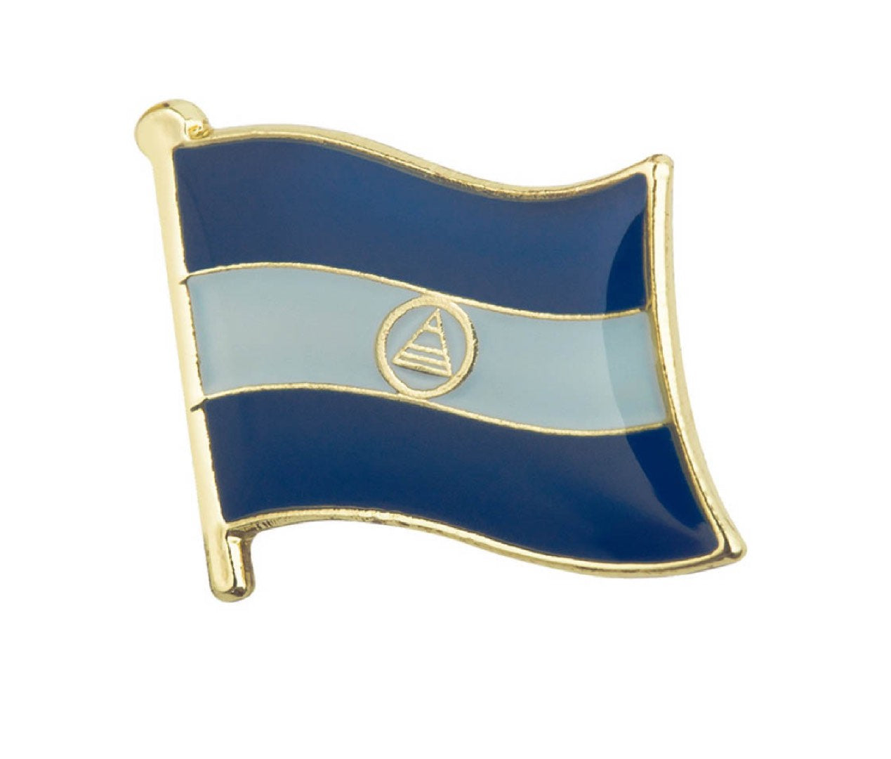 Nicaragua Flag Lapel Pin 5/8