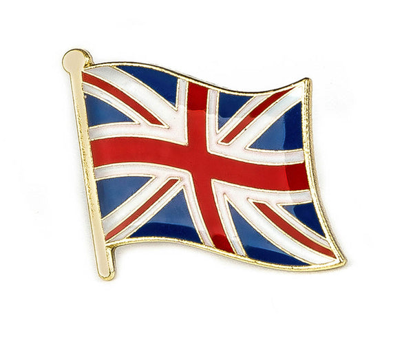 United Kingdom Flag Lapel Pin 3/4" x 5/8"