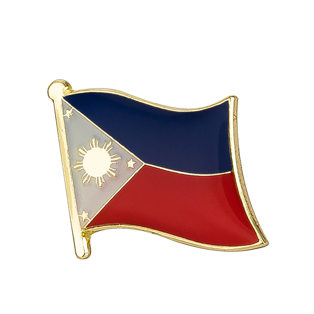 Philippines Flag Lapel Pin 3/4" x 5/8"