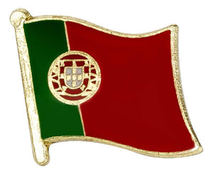 Portugal Flag Lapel Pin 3/4" x 5/8"