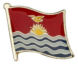 Kiribati Flag Lapel Pin - 3/4" x 5/8"