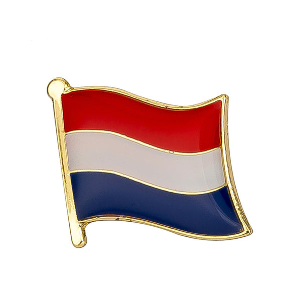 Netherlands Flag Lapel Pin 3/4" x 5/8"