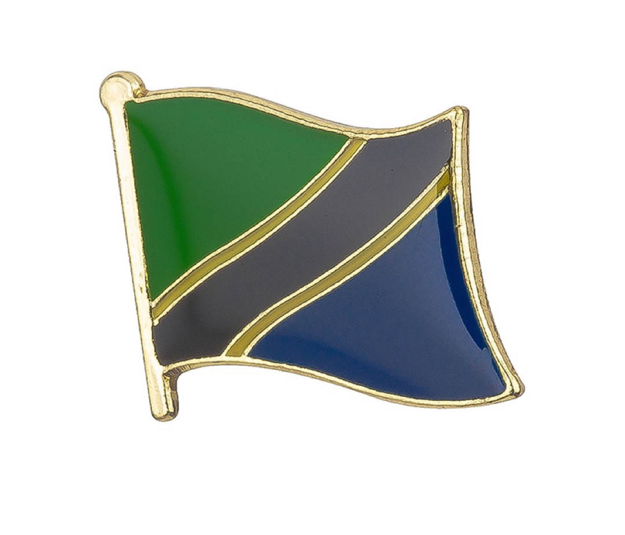 Tanzania Flag Lapel Pin 5/8